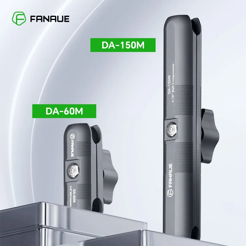 Brazo Giratorio De Doble Enchufe FANAUE DA-100PRO | 3.7" De Aluminio, Compatible Con Soportes RAM De 1"