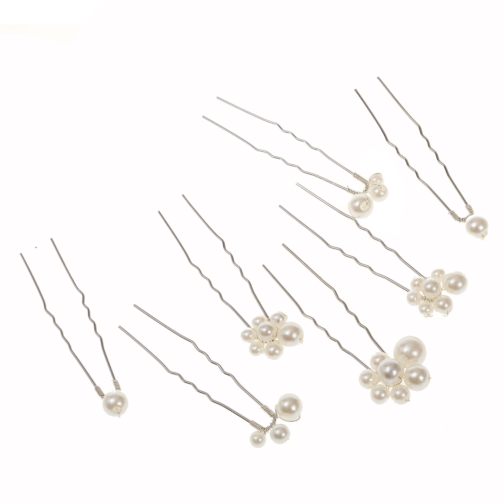 U-förmige Haarstäbchen Braut Hochzeit Haarschmuck Künstliche Perlen Haarspangen Brautjungfern Frauen Party Haar Styling Zubehör – Detail 7