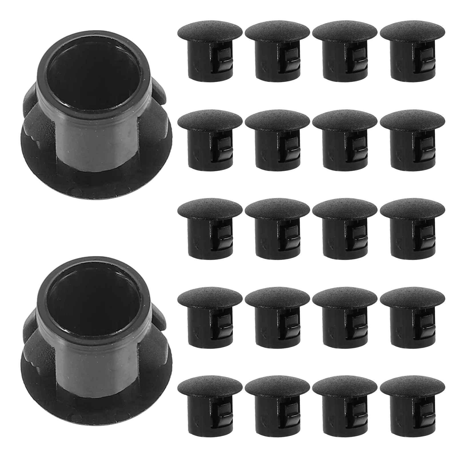 

50 Pcs Plastic Hole Plugs Screw Covers Small for Furniture Decorative Holes Caps