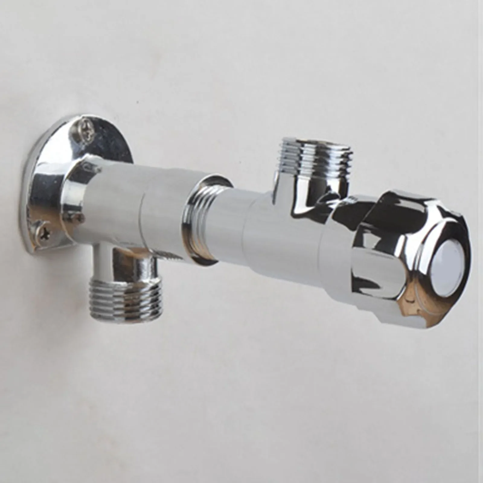 2pcs Bathroom Faucet Fixed Base Wall Mounted Tap Installation Adapter Bathroom Bath Shower Tap Replacement Parts