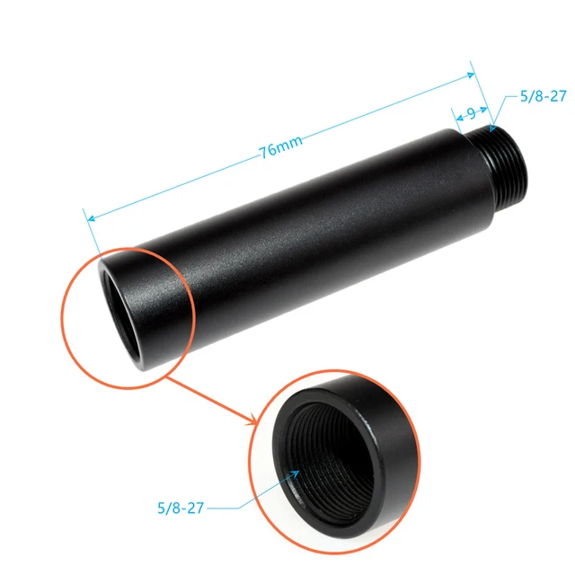 ChromLives Adaptateur de Pied de Micro Vis de Microphone Vis pour Micro de  1/4 à 5/8 Mâle à Femelle Adaptateur de Vis pour Moniteur de Caméra pour
