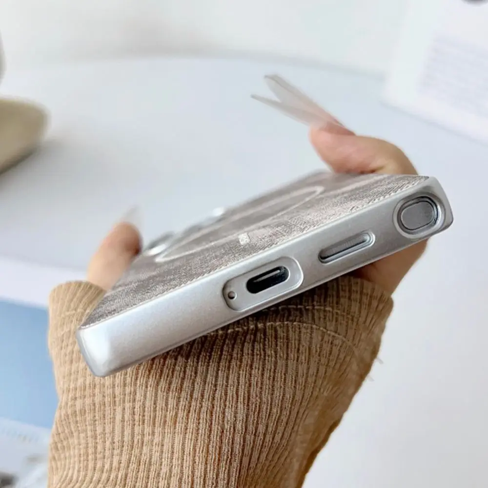 Cowboy Magnetic Shockproof Plating Hard Phone Case Cover