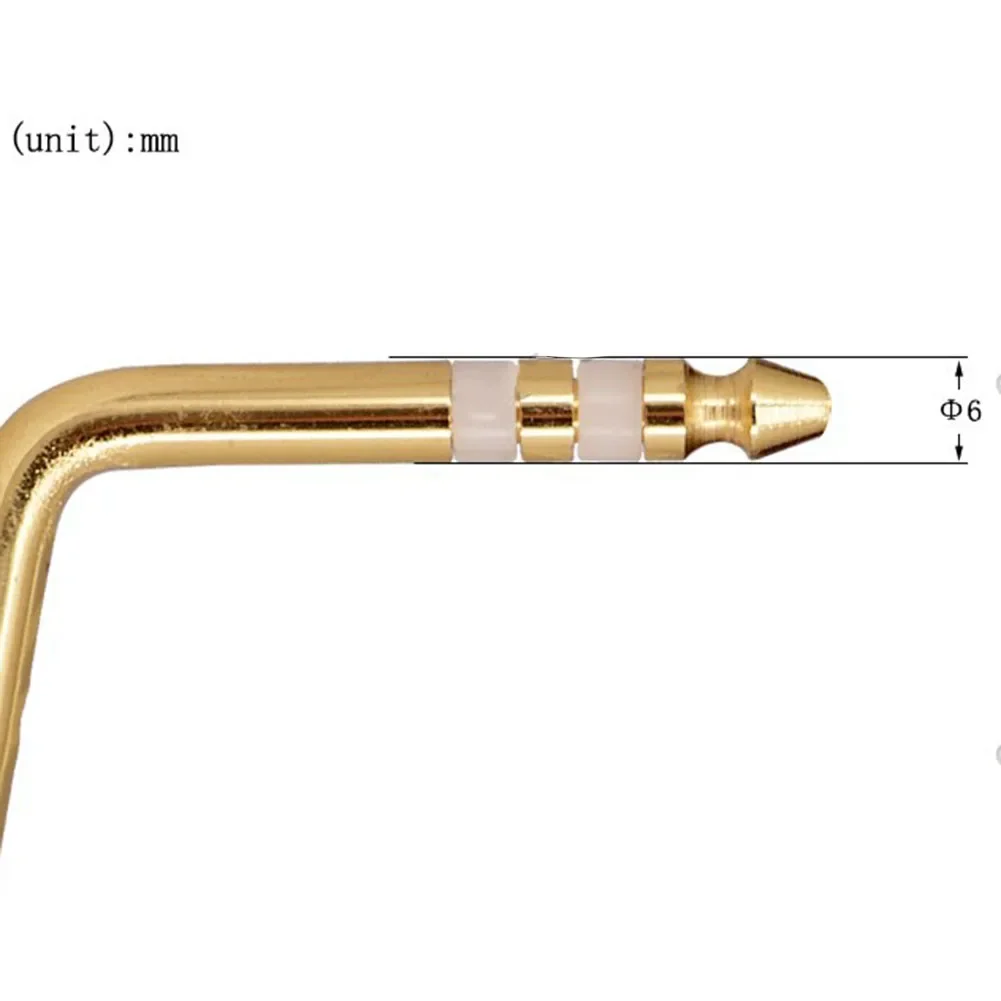 Arme Whammy Bar Gitarre Tremolo Arme Gold Gold Silber 1 Stück Schraube in E-Gitarre Tremolo 6mm Arme Whammy Bar Gewinde 3 Farbe – Detail 7