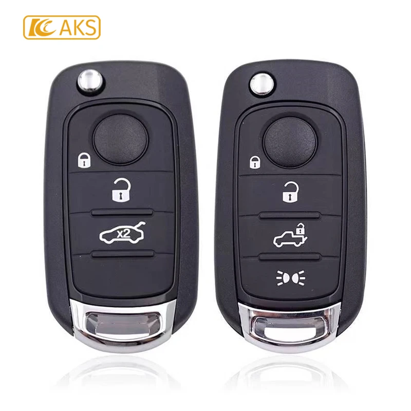 3/4 Pulsanti Remote Car Key Shell Case Sip22 Blade Forfiat 500X Toro Letterpress Egea Cover Chiave Di Ricambio Con Logo Akftf108