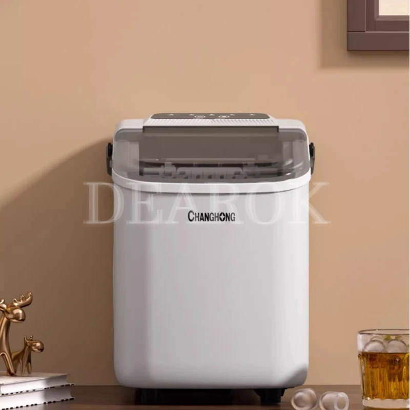 Ice Machine  Commercial Ice Cube Making Machine Protable Ice Maker Machine Auto-Cleaning Maquina Home-use 5