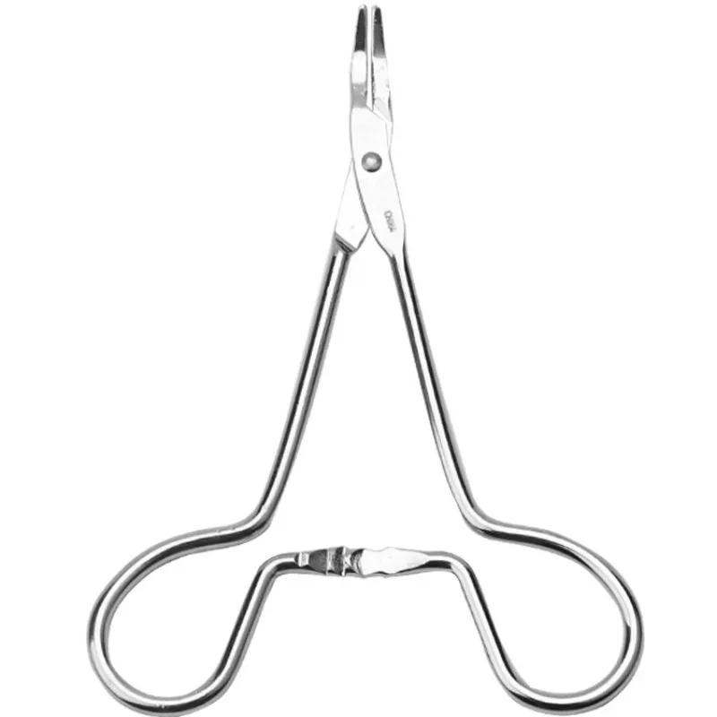 Stainless Steel Ear Plucking Pliers for Dog Ear Hair & Hemostat Grooming Tweezers for Pet Ears Hair Cleaning Tools Pet Supplies