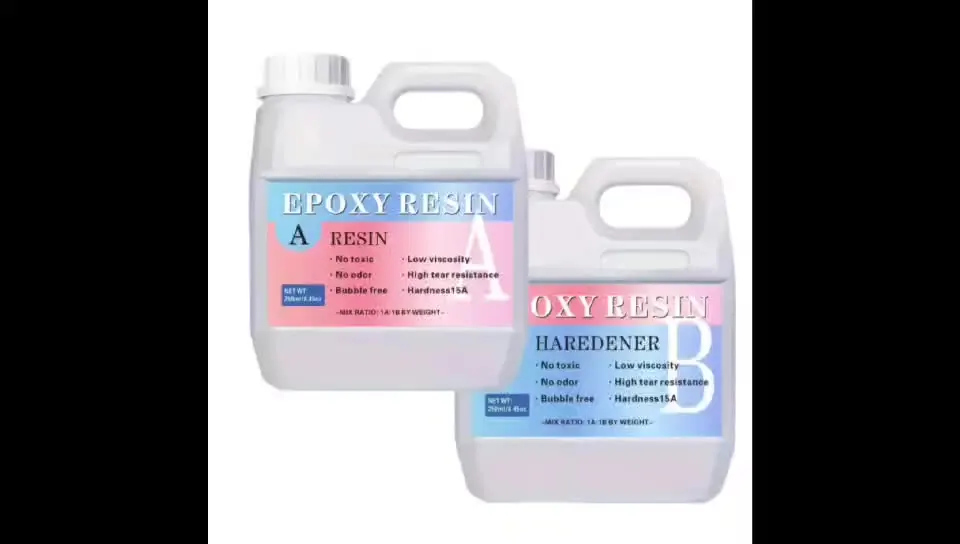 Résine époxy Transparente 36 Oz - Facile à Utiliser, Idéale Pour Débutants - Parfaite Pour Créer Des Bijoux, Des Tables, Des Objets Déco