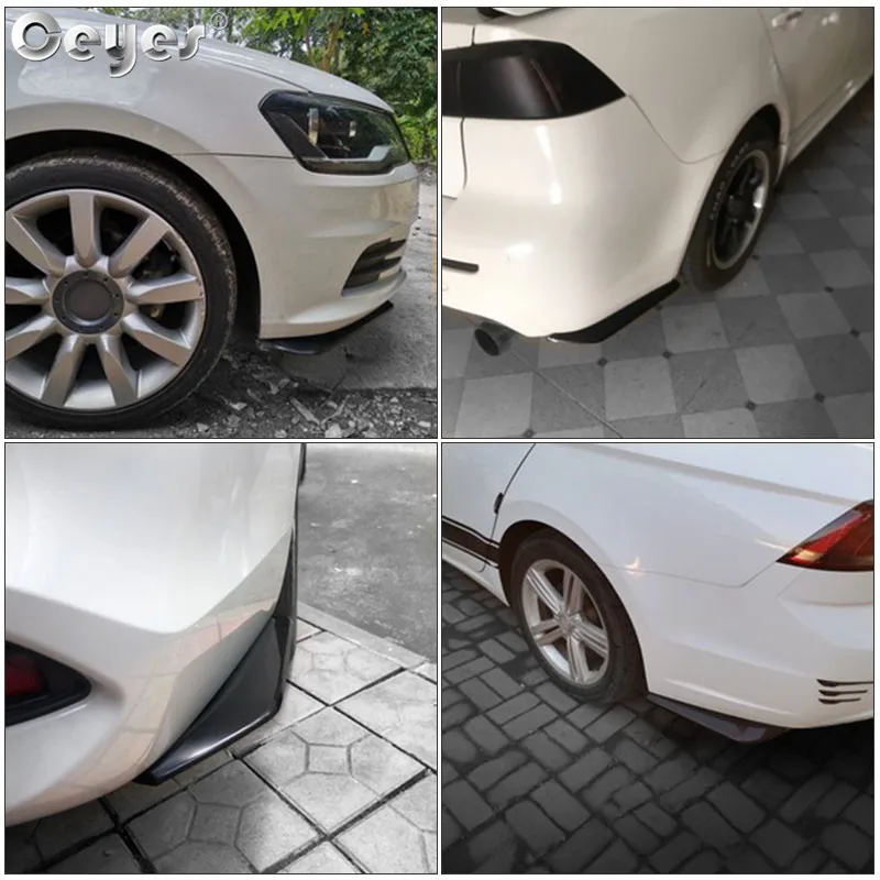 Auto Heckstoßstange Lippe Diffusor Splitter Spoiler Scratch Protector Auto  Bumper