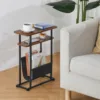 End Table , Narrow End Table Living Room Couch Side Table,Skinny Bedside Table Nightstand Bedroom Thin Side Table 6
