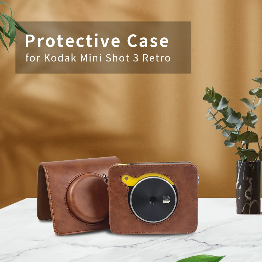 CAIUL Instant Photo Printer Case for Kodak Mini Shot 3 Retro C300R Instant  Camera Bag with