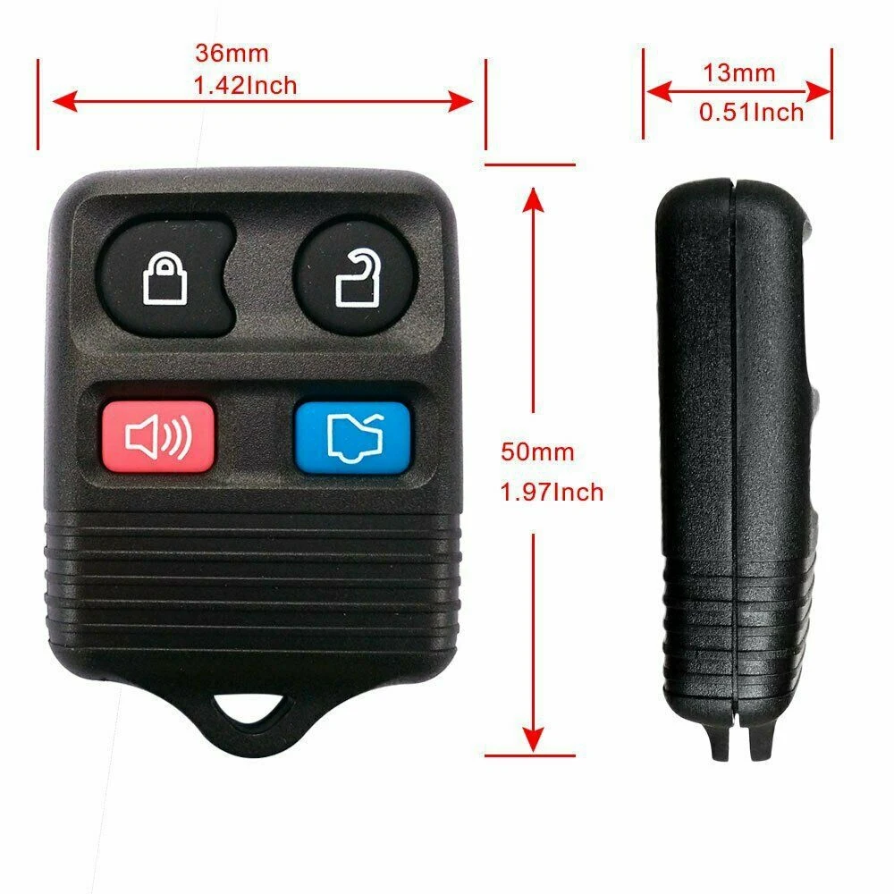 

2X Car Remote Key Fob for 2004 2005 2006 2007 2008 2009 Ford Expedition Explorer