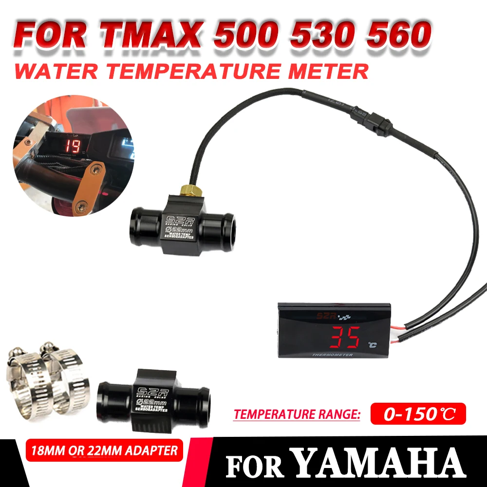 2023 New Motorcycle For YAMAHA TMAX500 TMAX530 TMAX560 TMAX 500 Mini Water  Temperature Meter Digital Thermometer Display Meter - AliExpress