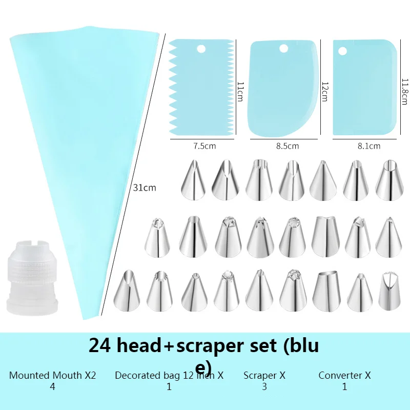 24 head blue