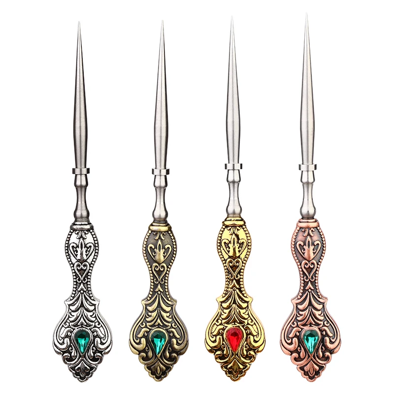 SHWAKK Vintage Retro Embroidery Sewing Awl For Fabric Needlework