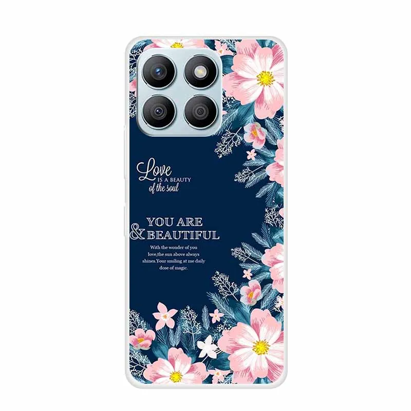 Clear Silicone Phone Case with Lovely Patterns - Transparent Protective Cover