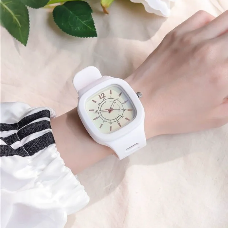 

New Simple Brand Quartz Watch Silicone Strap Female Student Casual Fashion Wristwatch Reloj De Mujer Dropshipping