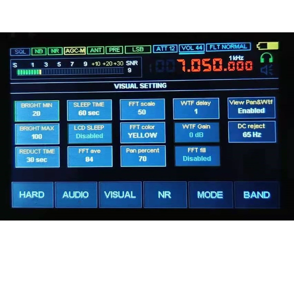 Malahit Ʈ ߿ DSP īƮ ű, SDR , 3.5 ġ LCD  ̽, 4 ̾ PCB CW ڵ, V1.10a, 50Khz-2GHz