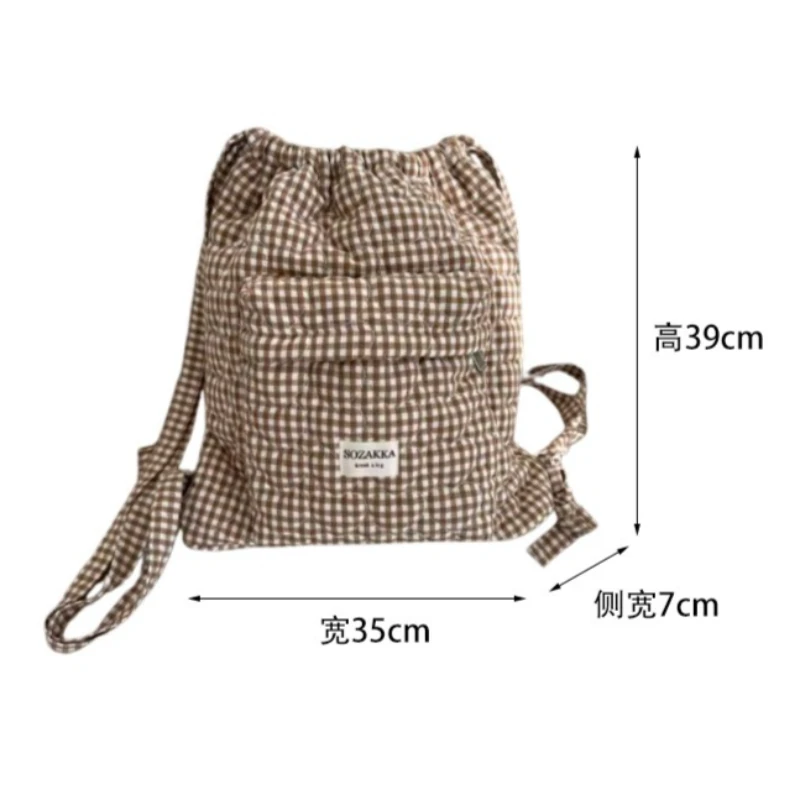 Nuovo zaino per bambini Borsa da scuola portatile per bambini di grande capacità Cartone animato carino Zaino con coulisse per ragazza alla moda di alta qualità - immagine 6