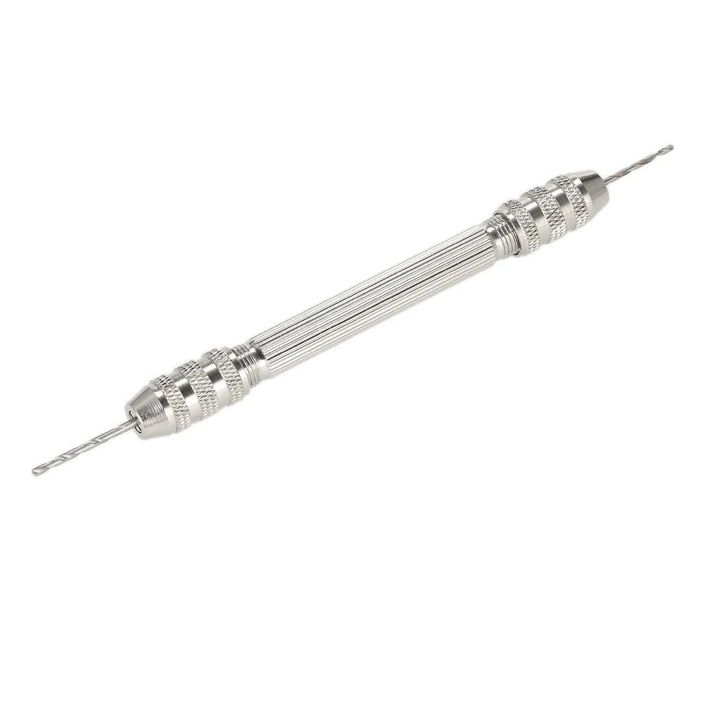 

Professional Mini Hand Drill Set with 10pcs High-speed Steel Twist Drill Bit Set High Quality Drill Bit Double Chuck Hand Drill