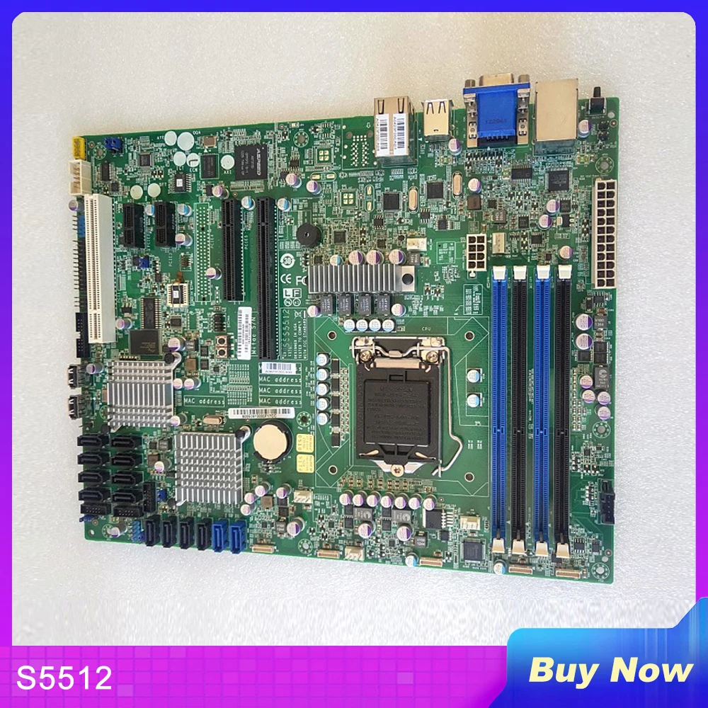 

Server Motherboard For TYAN LGA 1155 S5512GM2NR S5512