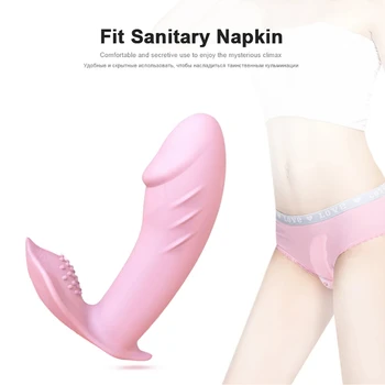 Wearable Dildo Vibrator for Women Masturbator Sex Toy 10 Speed Panties Vibrador Clit Stimulate Remote Control Adult Sexy Toys 2