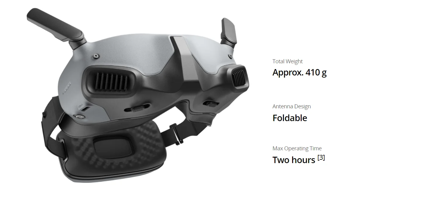 Description Picture 4 of itemDJI Goggles Integra Motion Combo for DJI Avata FPV Drone Accessories Original Brand New