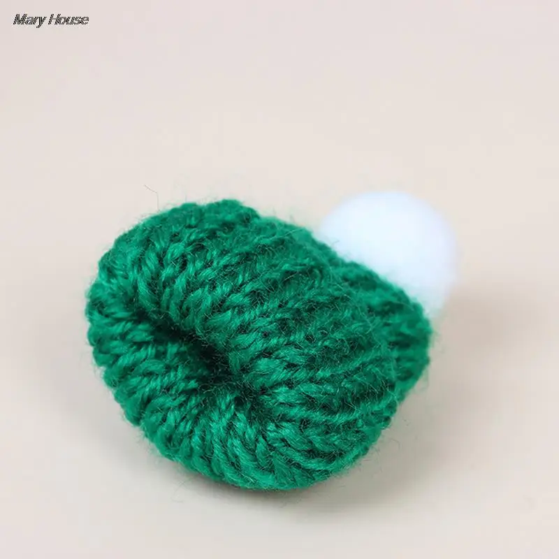 Doll Clothes Set 2Pcs Xmas Mini Scarf Hat Decor Doll Clothes Accessory Christmas Party Ornament