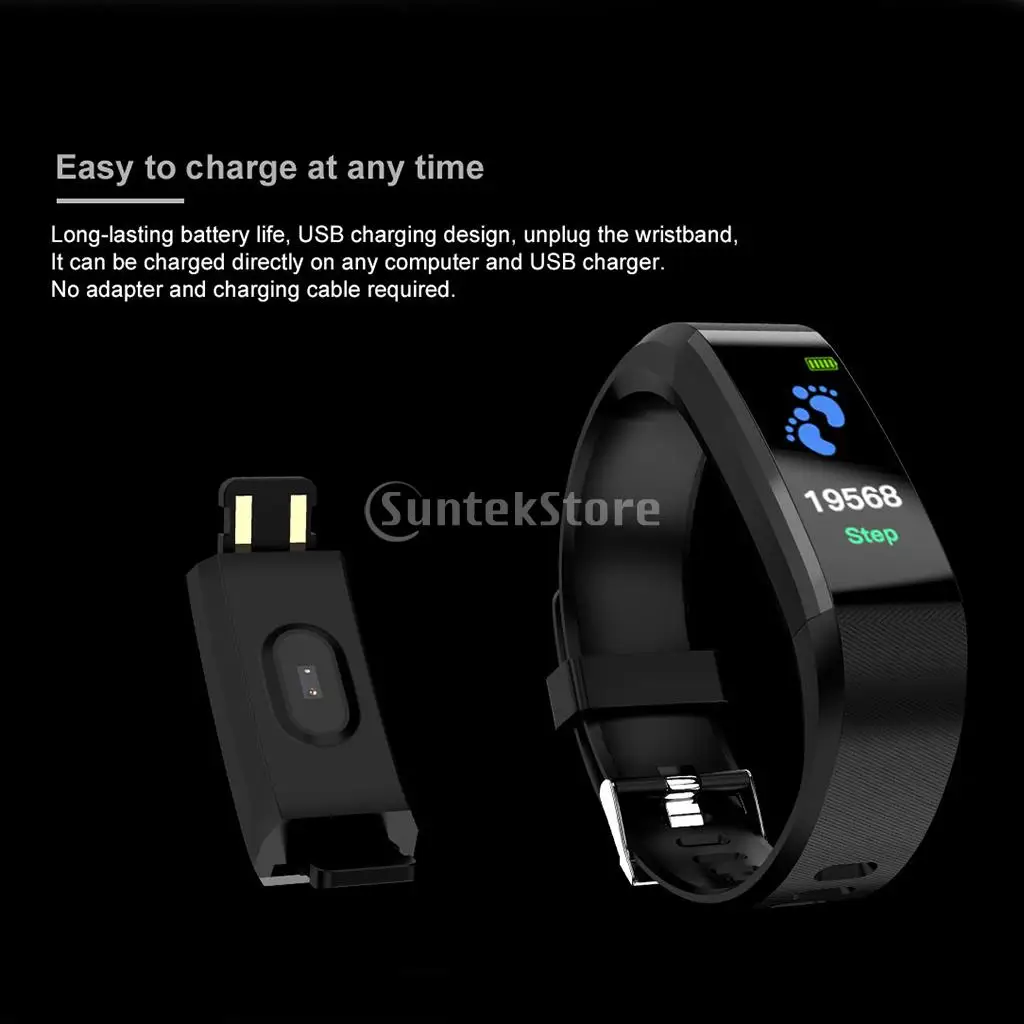 ID 115 Plus Smart Watch elet Wristband Activity Sports Wristband Watch Smart Wrist Fitness smart watch