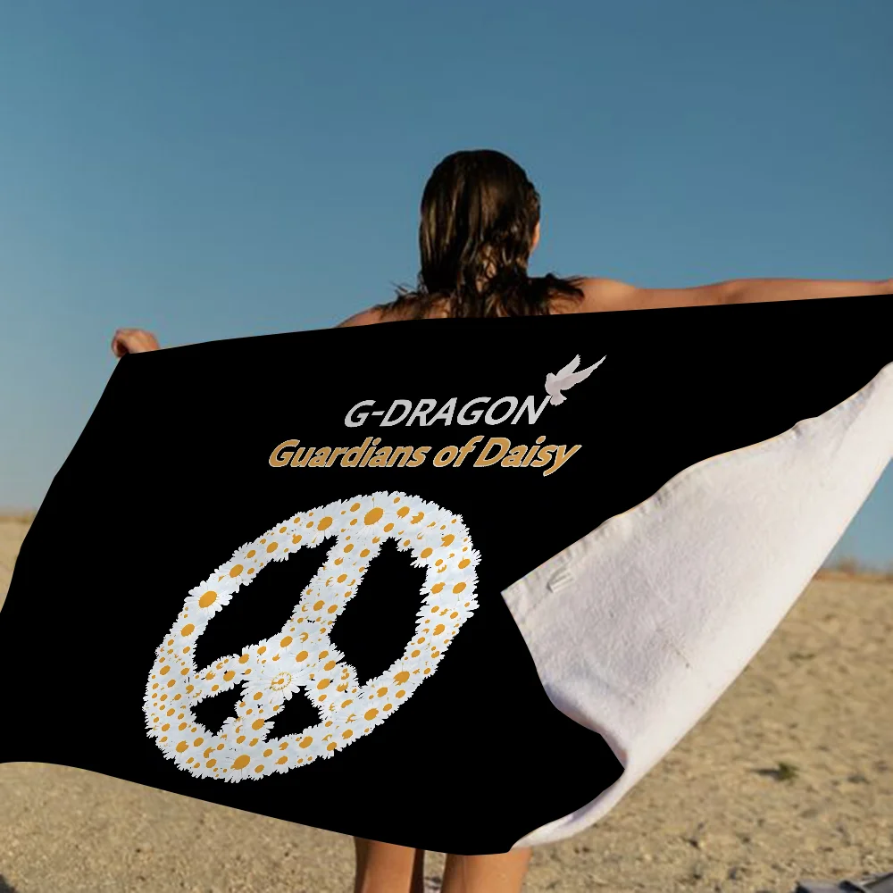 G-Dragon Peaceminusone Design Big Microfiber Beach Towels Quick Dry Towel Sand Beach Towels Pool Towel For Travel Swim Pool Yoga 5