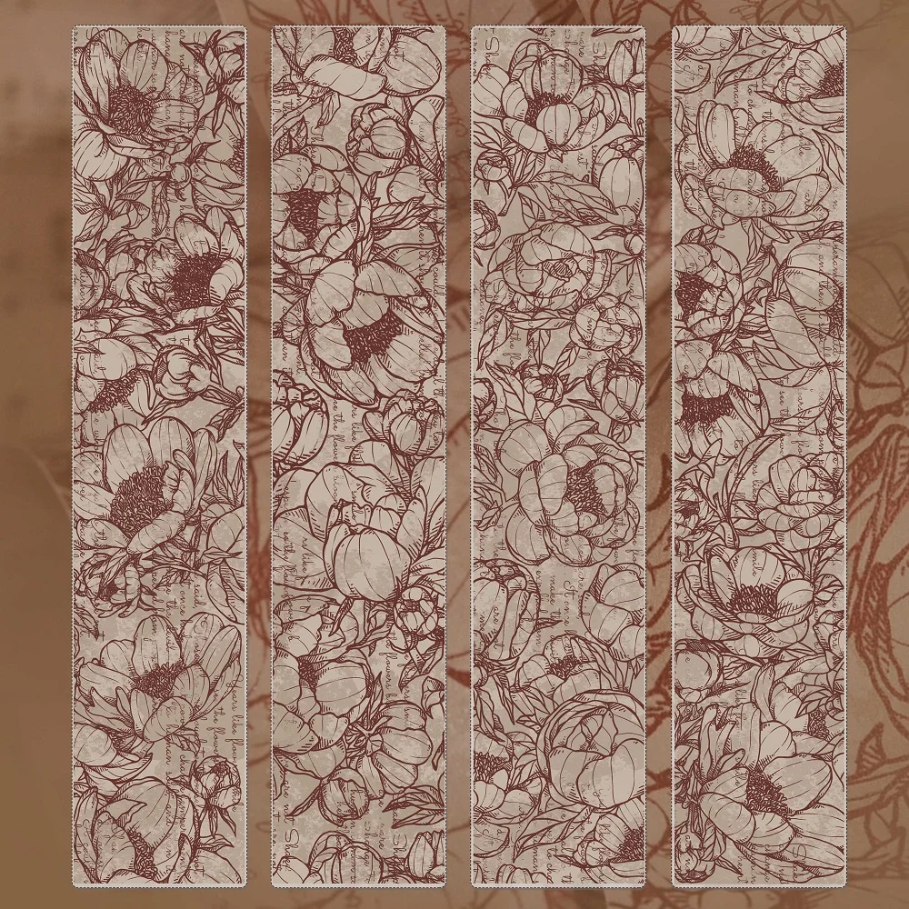 

5 Meter Roll Flower Masking Washi Tape Diy Journal Stickers