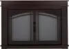FN-5702 Fenwick Fireplace Glass Door, Oil Rubbed Bronze, Large 1