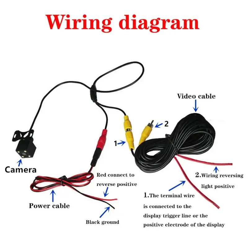 IR Car Rear View Camera Wide Angle Reverse Parking Waterproof CCD LED Auto Backup Monitor Universal for BMW New HD Night Vision