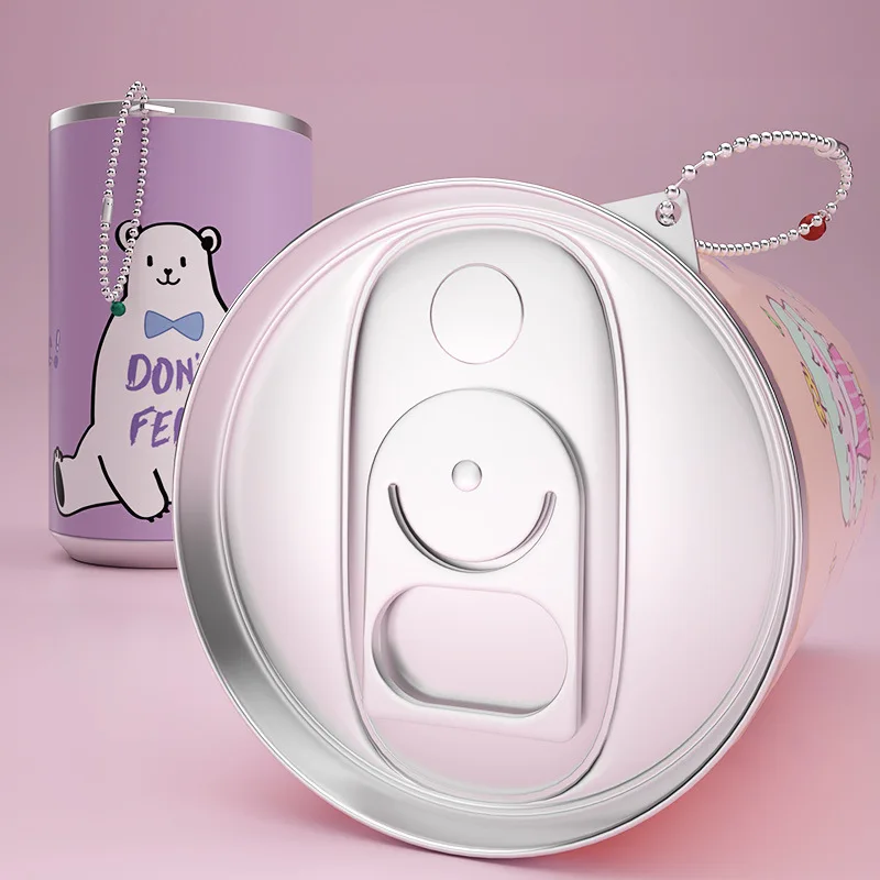 Wet Wipes Case Canned Portable Children 30 Sheets Cleaning Cloths With Creative Cartoon Chain Bell