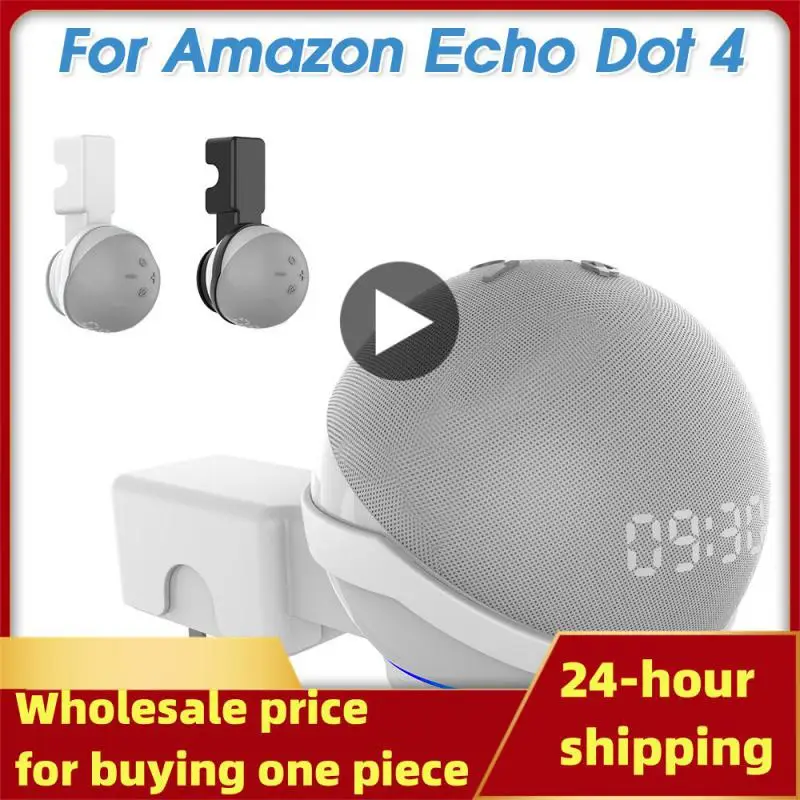 Supporto Da Parete Hometmount Per Echo Dot 4Th & 5Th Gen Mensola A Staffa Salvaspazio Sospesa Compatibile Con Alexa Smart Speaker Mount