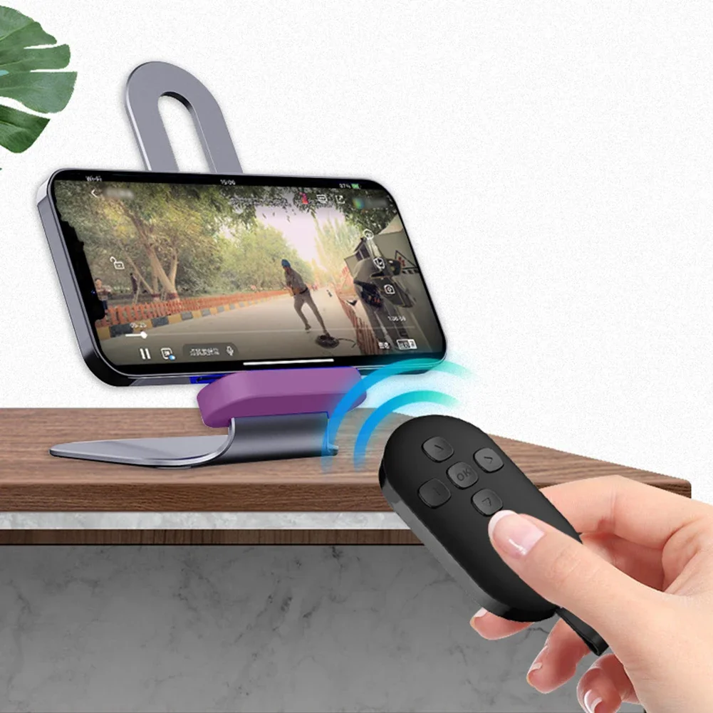 Selfie Button Wearable 7 Keys Wireless Browsing Device Bluetooth-compatible 5.0 Type-C Rechargeable Lightweight for IOS/Android