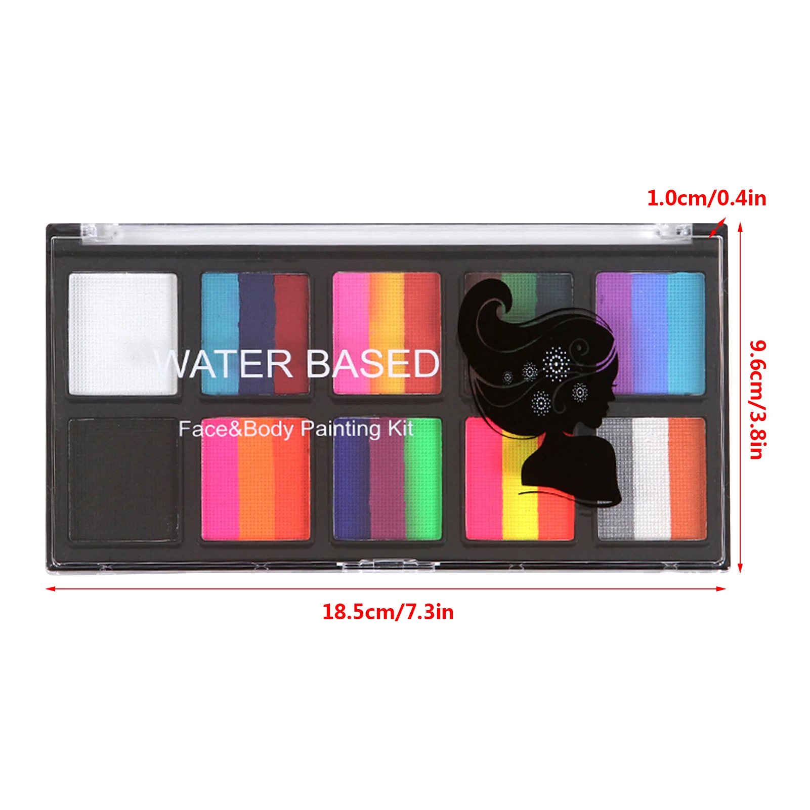 Professional Watercolors Set 10 Colors Pigment for Watercolor Painting With Paint Brush&Watercolor Paper Painting Set