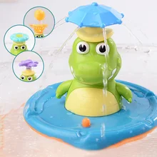 

Baby Electric Shower Water Spray Bath Toy Kid Crocodile Glow Water Toy Children Bathroom Bathtubs Bathing Interactive Float Gift