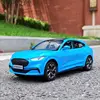 1:24 Ford Mustang Electric Horse Mach-E Alloy Sports Car Model Diecast Metal New Energy Car Model Sound and Light Childrens Gift 1