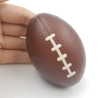 Mini Soft PU Football Ball Basketball Anti-stress France EU UK US Small Rugby Soccer Squeeze Balls Children Kids Sport Ball Toys 1