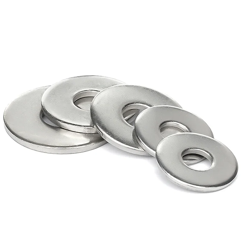 M4 M5 M6 M8 M10 M12 M14 M16 M18 M20 M22 M24 M33 M36 304 Stainless Steel Gasket Ultra-Thin Flat Washer Thickened Plain sealing gasket stainless steel washer adjusting shim gasket rubber washers