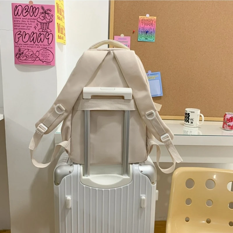 Women Casual Backpack Nylon Backpack Students College School Bookbags for Summer