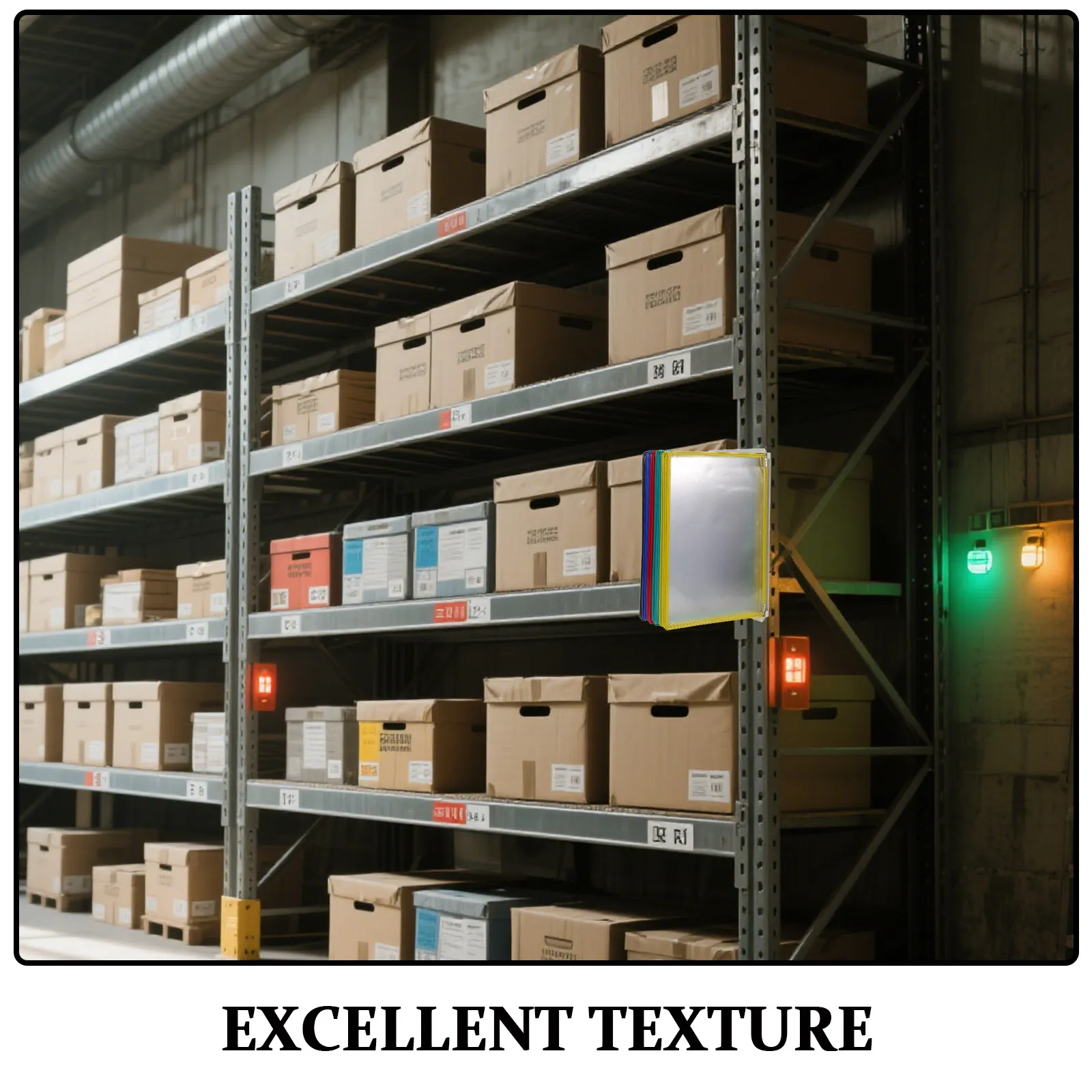 A4 용지용 벽걸이형 파일 홀더 투명 문서 디스플레이 포켓 공간 절약형 수직 정리함 포스터 카탈로그