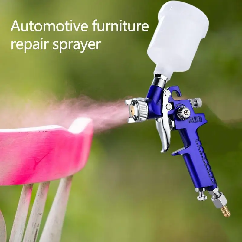 Car Paint Tool Pneumatic Airbrush Sprayer Professional Alloy Painting Atomizer Tool Automotive Paint Sprayer For Car Furniture