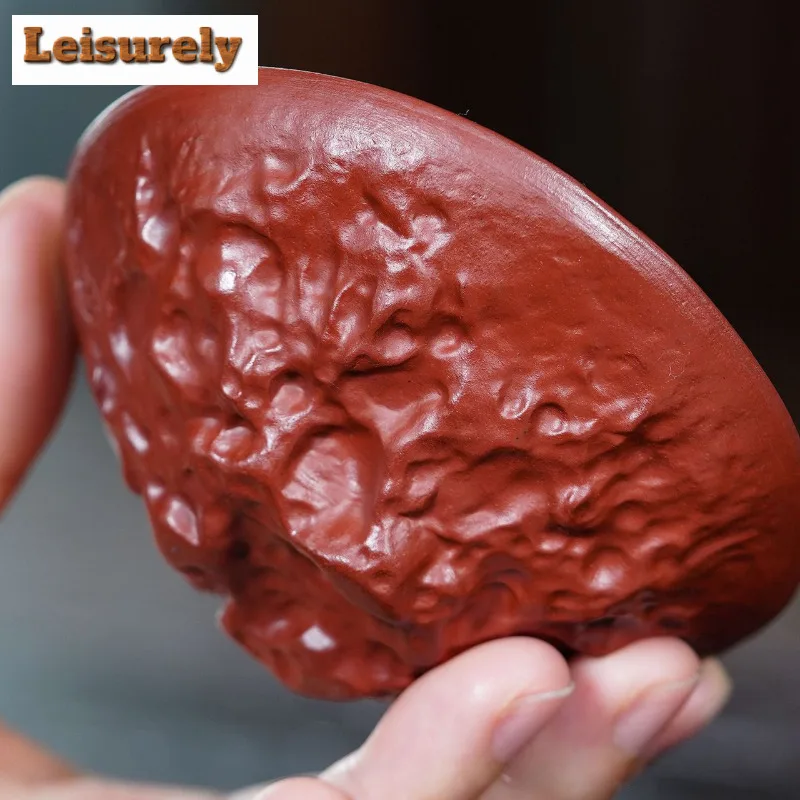 70ml Yixing Zisha Wukong Teacup Zen Tea Bowl Cup For Tea Tea-tasting Fragrance Cup Chazhan Master Cups Teaware Accessories Craft