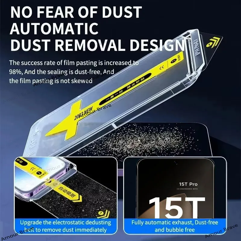 Premium Tempered Glass Screen Protector with Dust-Free Installation Box