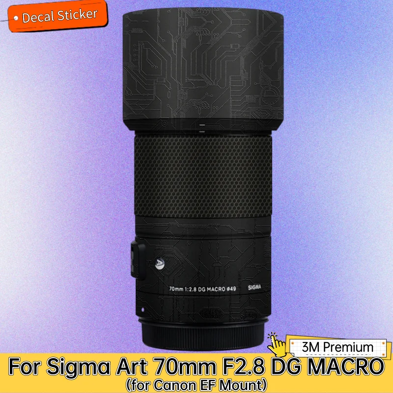 

Для SIGMA Art 70 мм F2.8 DG MACRO для Canon EF Mount наклейка на рассеиватель Защитная Наклейка виниловая пленка защита от царапин
