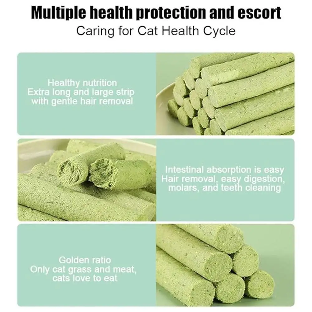 Cat Grass Sticks Universal Natural Grass Stick Teeth Toys Molar Catnip Rod Cat Pet Supplies Cleaning