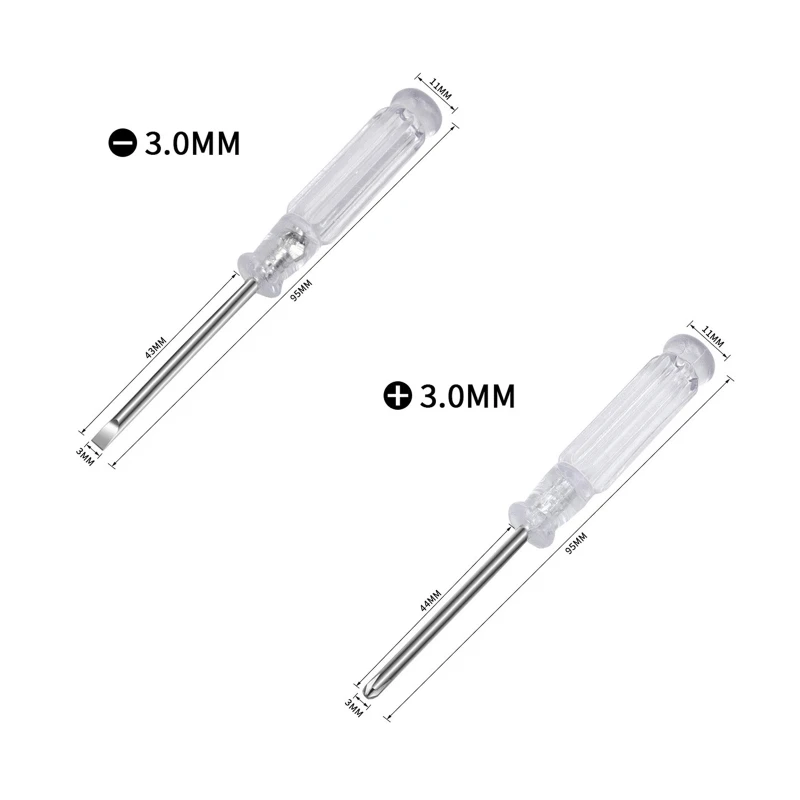 S239cf44030f2419fb9fb89e7ece997f36 YYSD Small Mini Screwdriver with Transparent Handle Anti-skid Home Appliance Repair