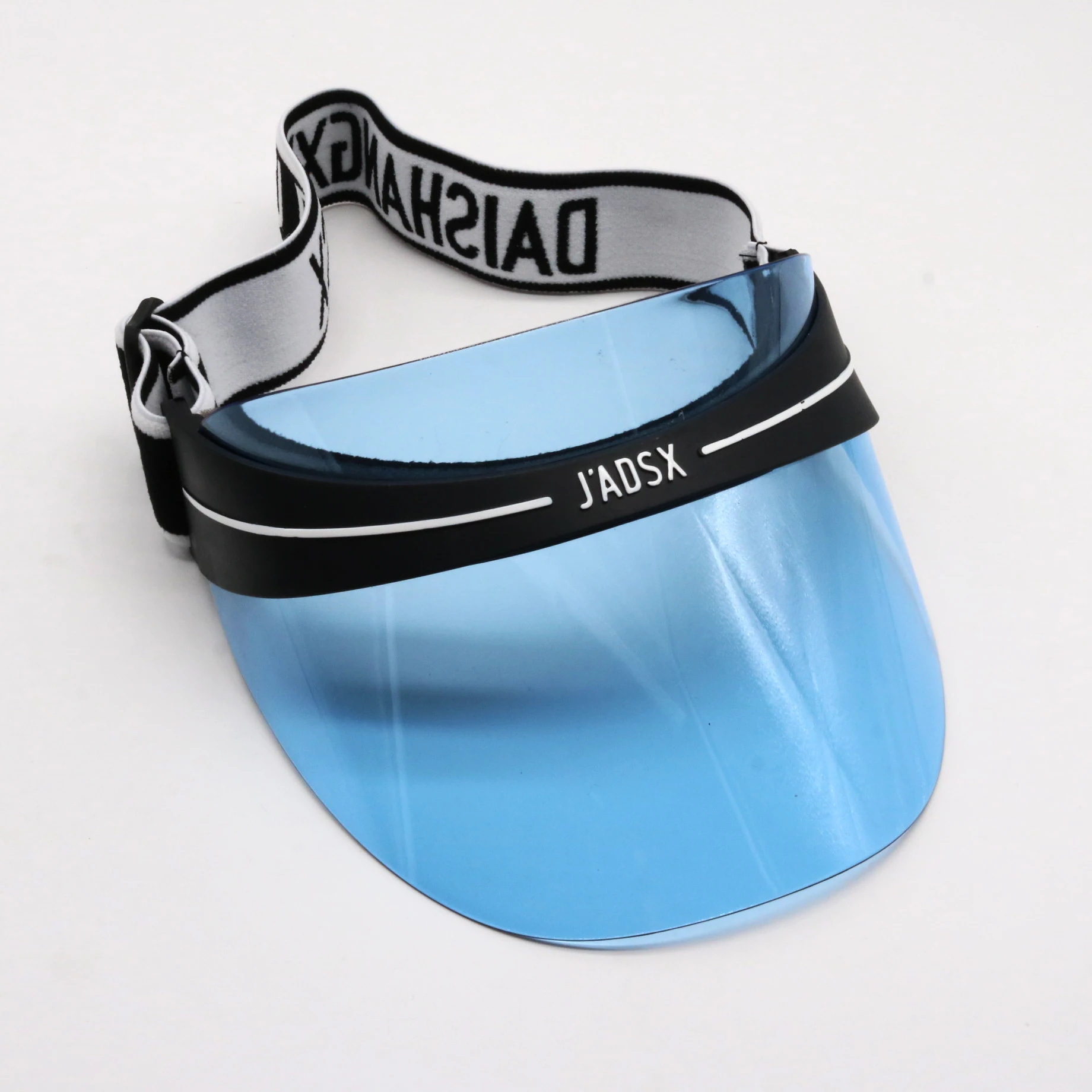 OutdoorTravel Woman Men Sunshade Hat Randomly Sent With And Without Logo Bule Color Transparent PVC Sport Hat image