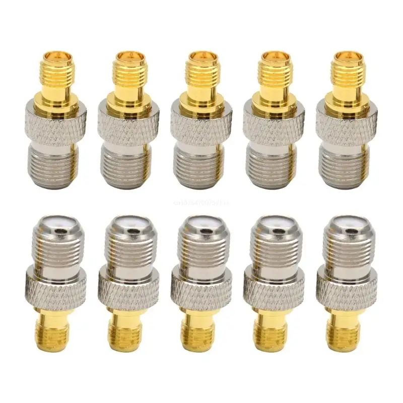 

10PCS SMA to Type Coax Connector Perfect for Professionals and Hobbyists SMA FeMale to Female RF Coaxial Adapters Dropship